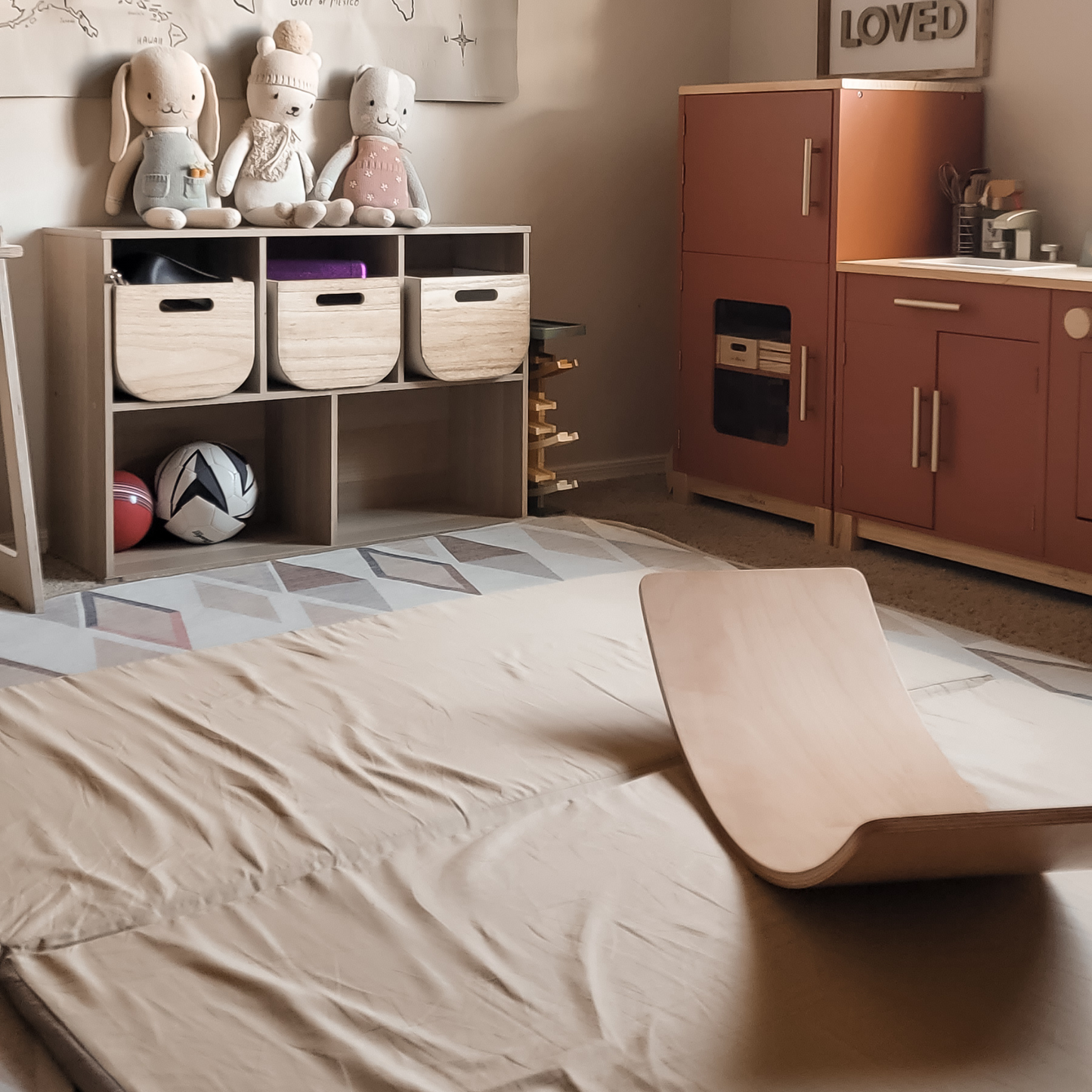 Cloud + Sandcastle Mat