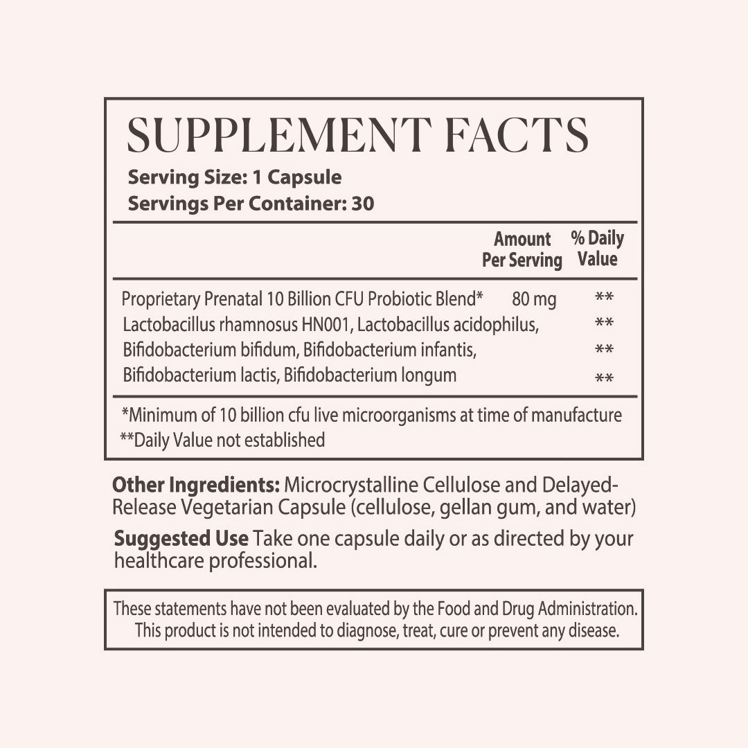 Mama Probiotics - Prenatal Probiotics for Pregnancy, Breastfeeding, and Postpartum