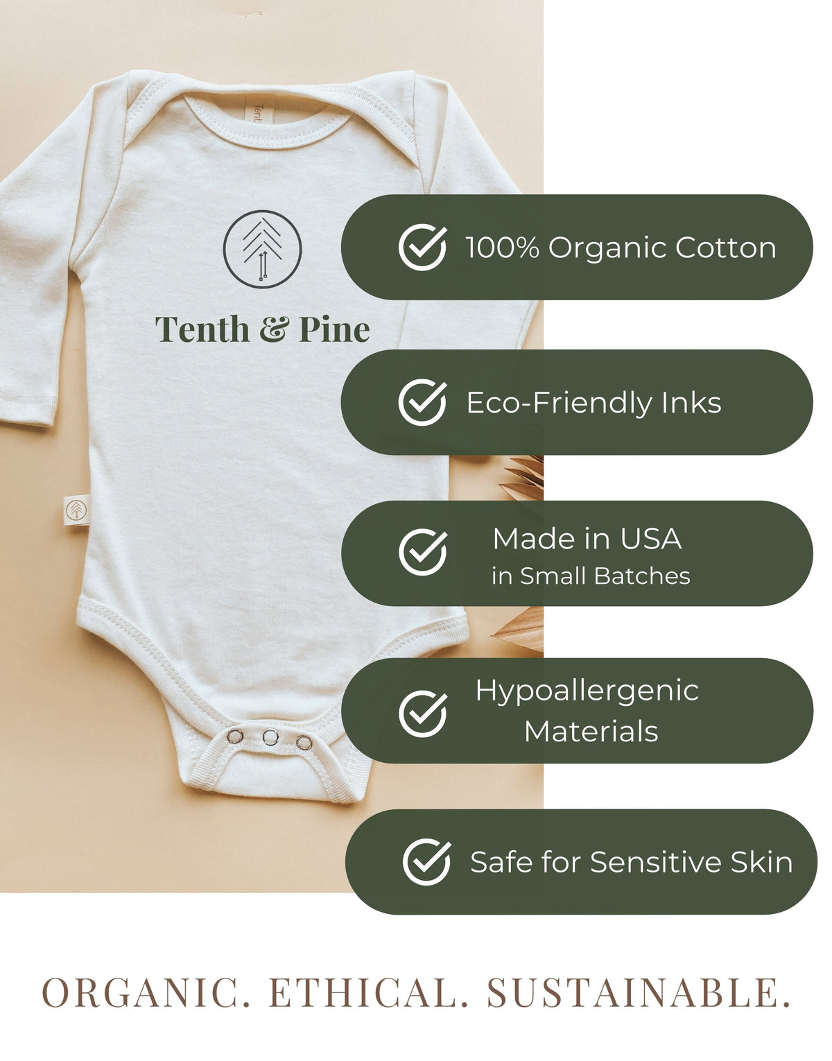Grandma is My Bestie - Long Sleeve Organic Bodysuit