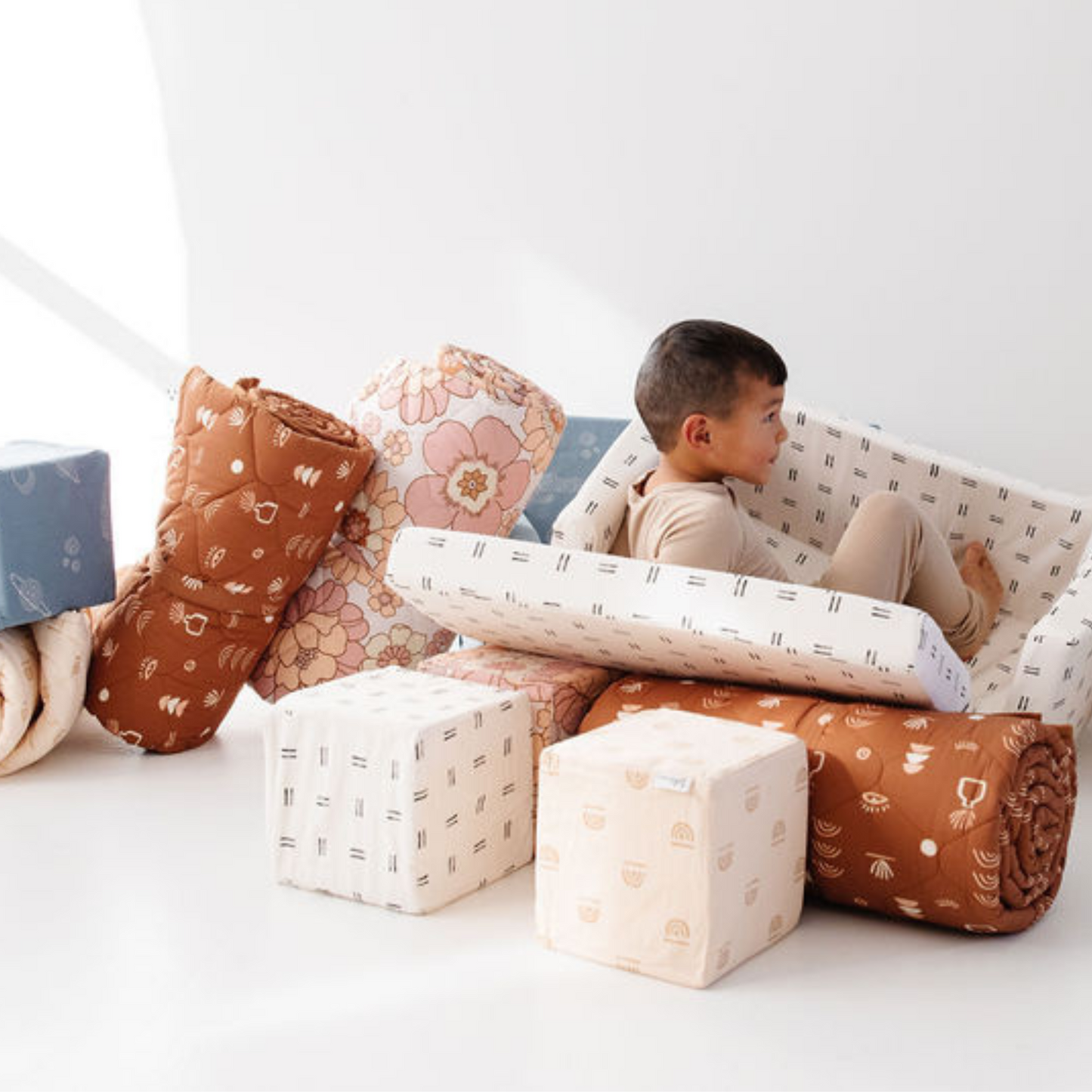 Rainbow Peach Play Cube