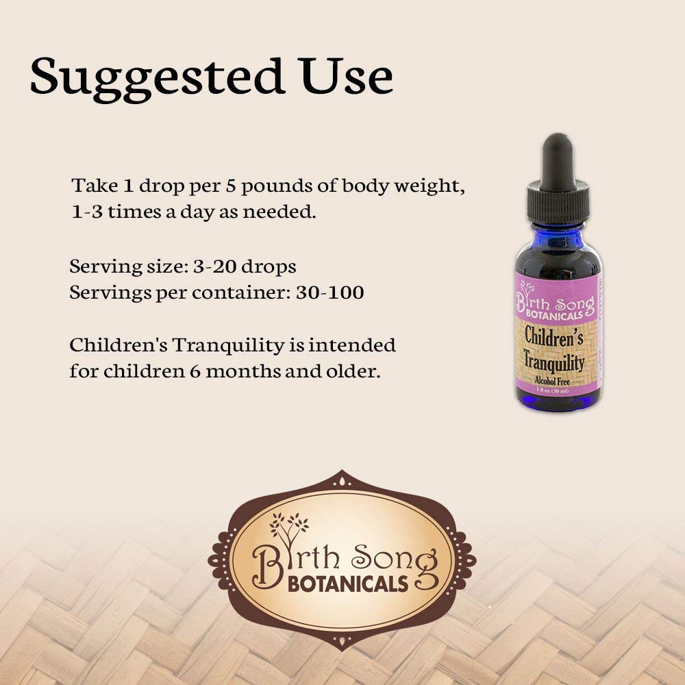 Children's Tranquility Relaxing Herbal Tincture with Chamomile for Sleep Support* 1 oz