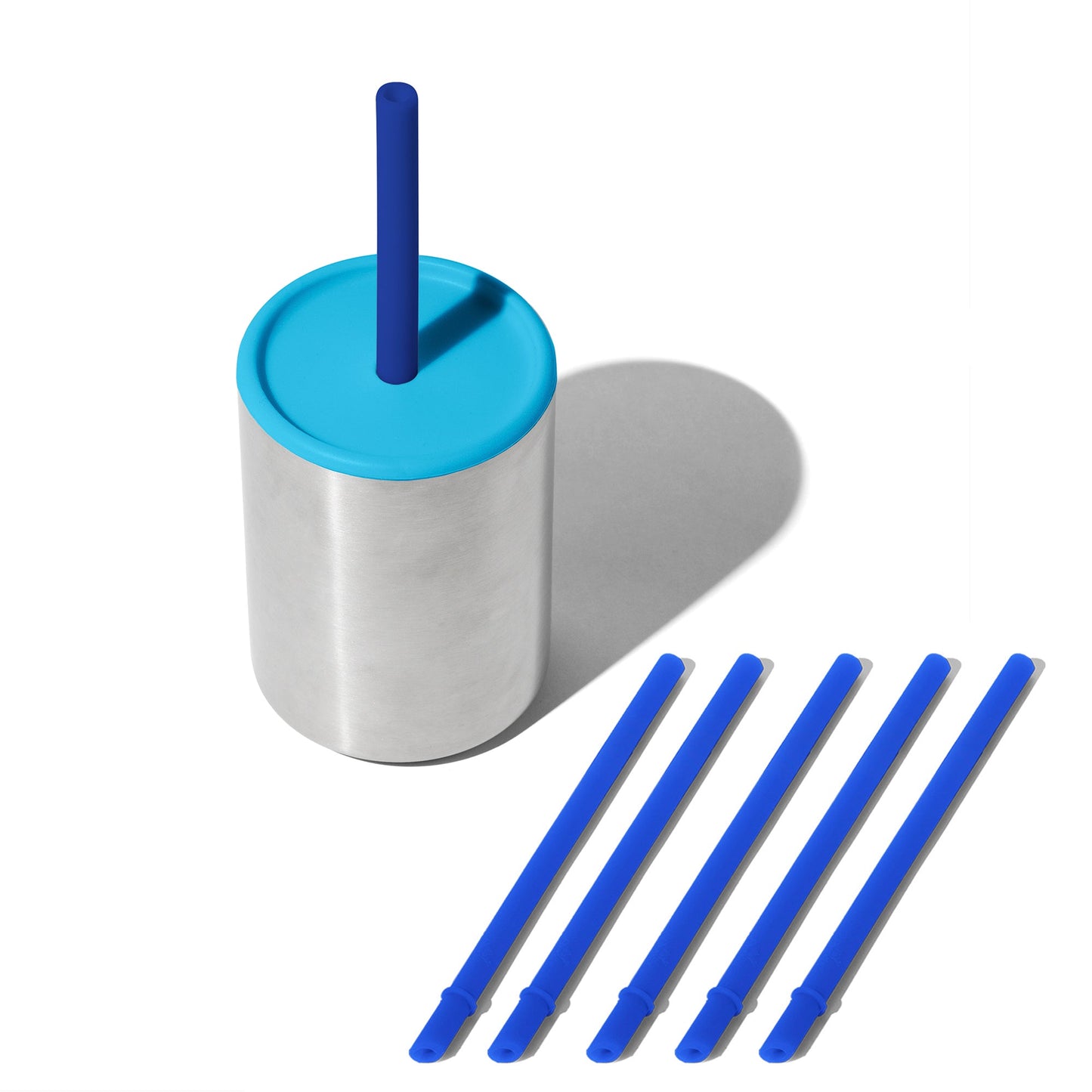 Medium Stainless Steel Insulated Baby Cup 8oz with Additional Silicone Lid