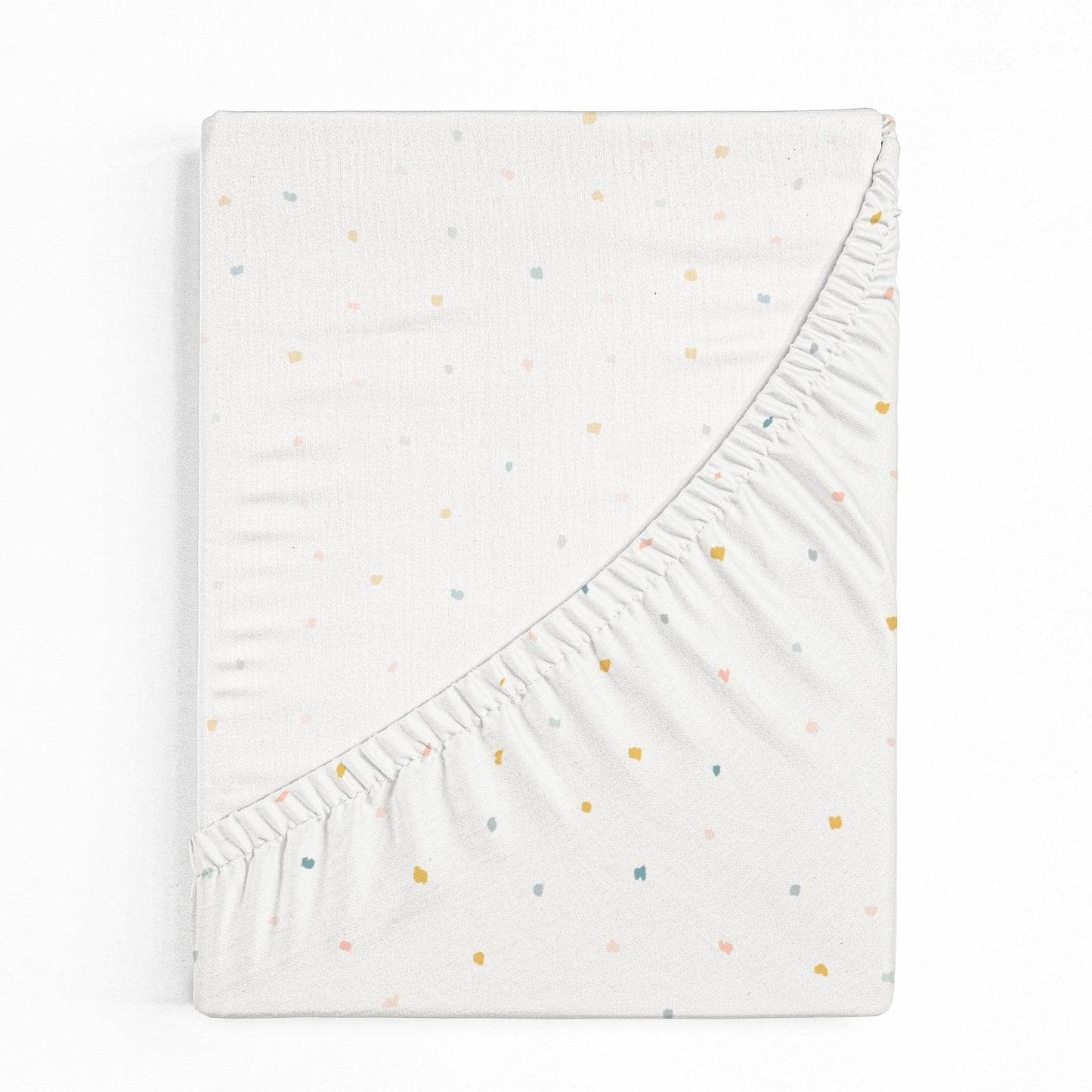 Organic Crib Sheet - Dotty