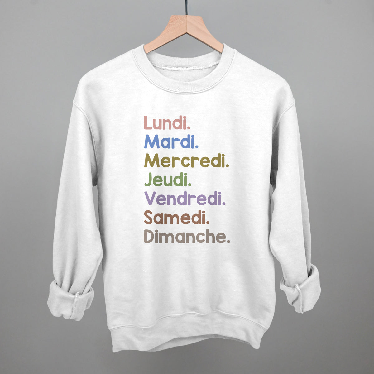 Jours De La Semaine Colorful