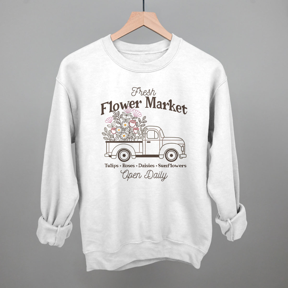 Fresh Flower Market Truck