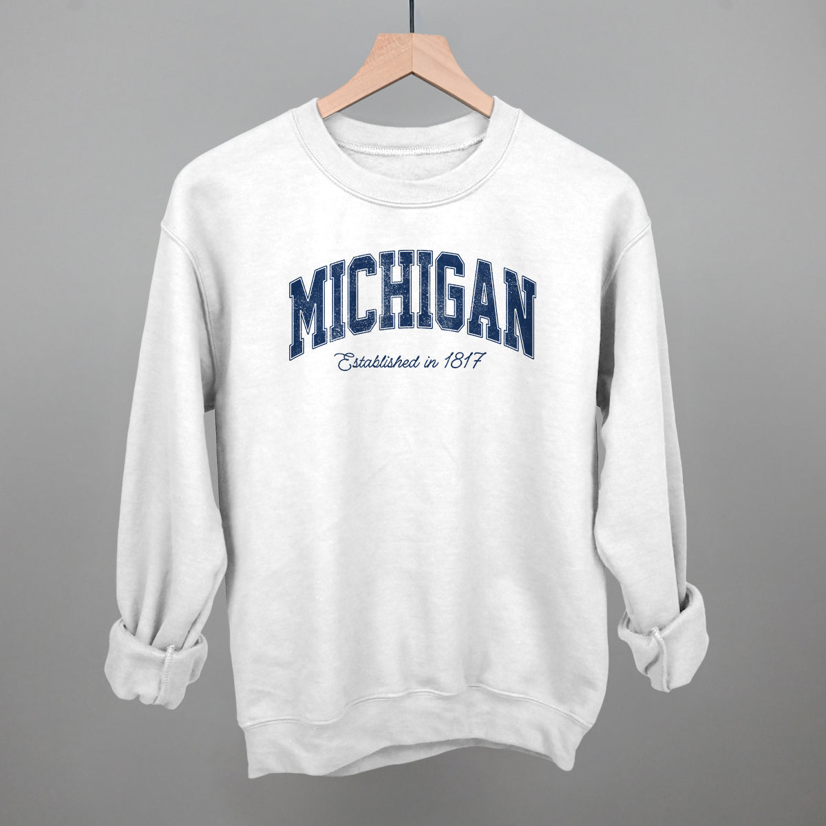 Michigan Varsity Arch (Blue)