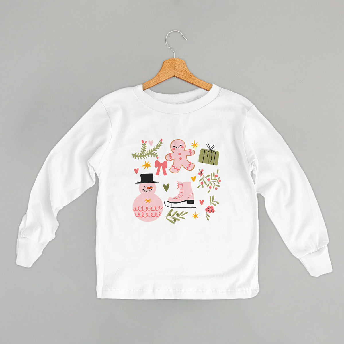 Pink Christmas Doodles (Kids)