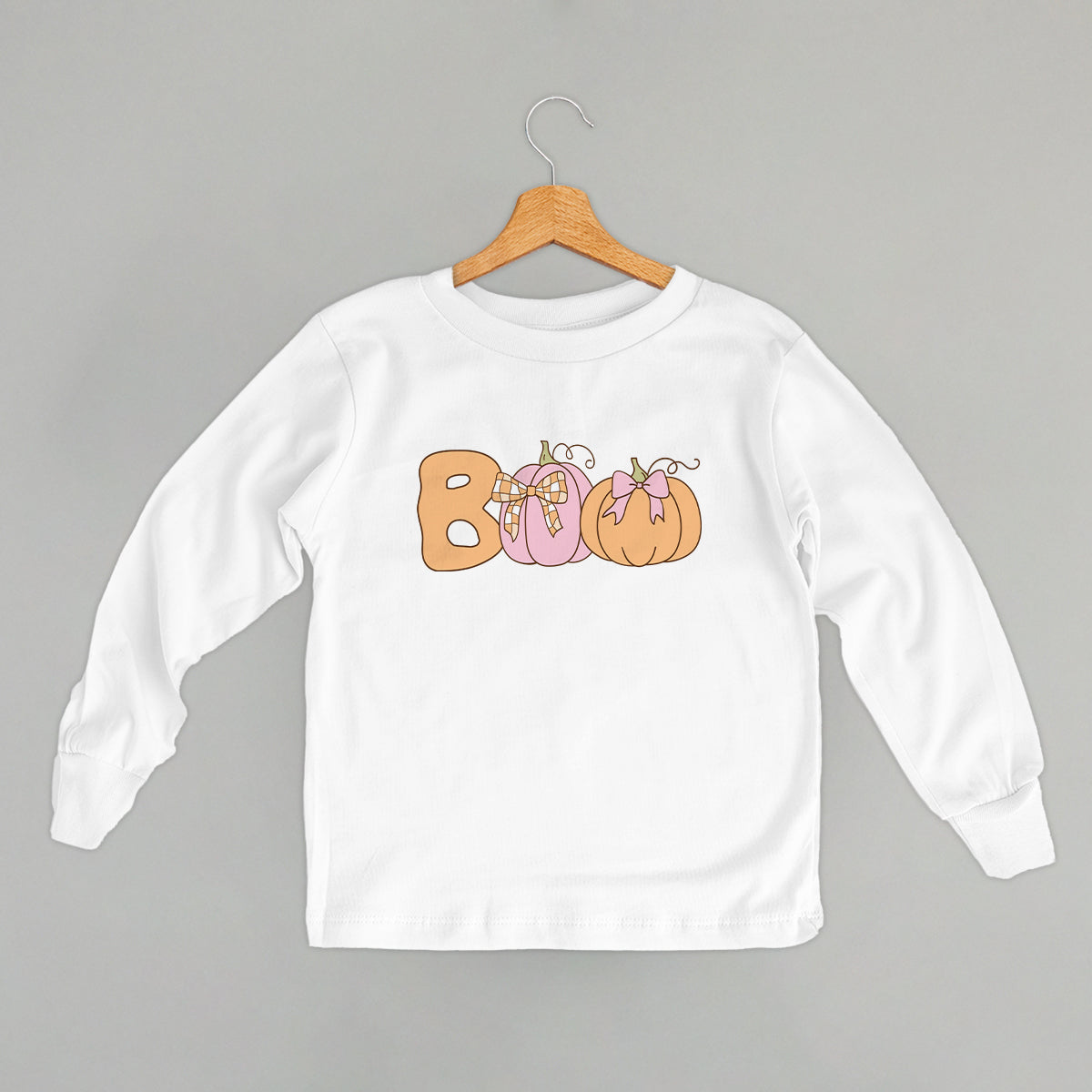 Boo (Pumpkins + Bows) (Kids)