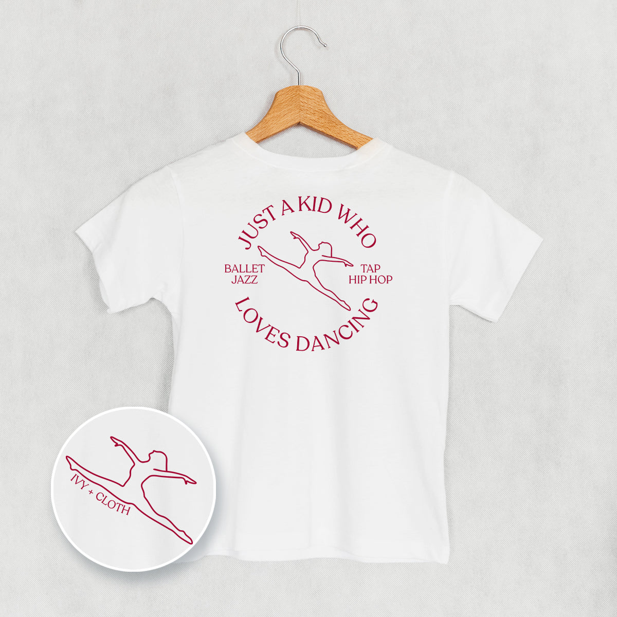 Just A Kid Who Loves Dancing (Kids Back Print)