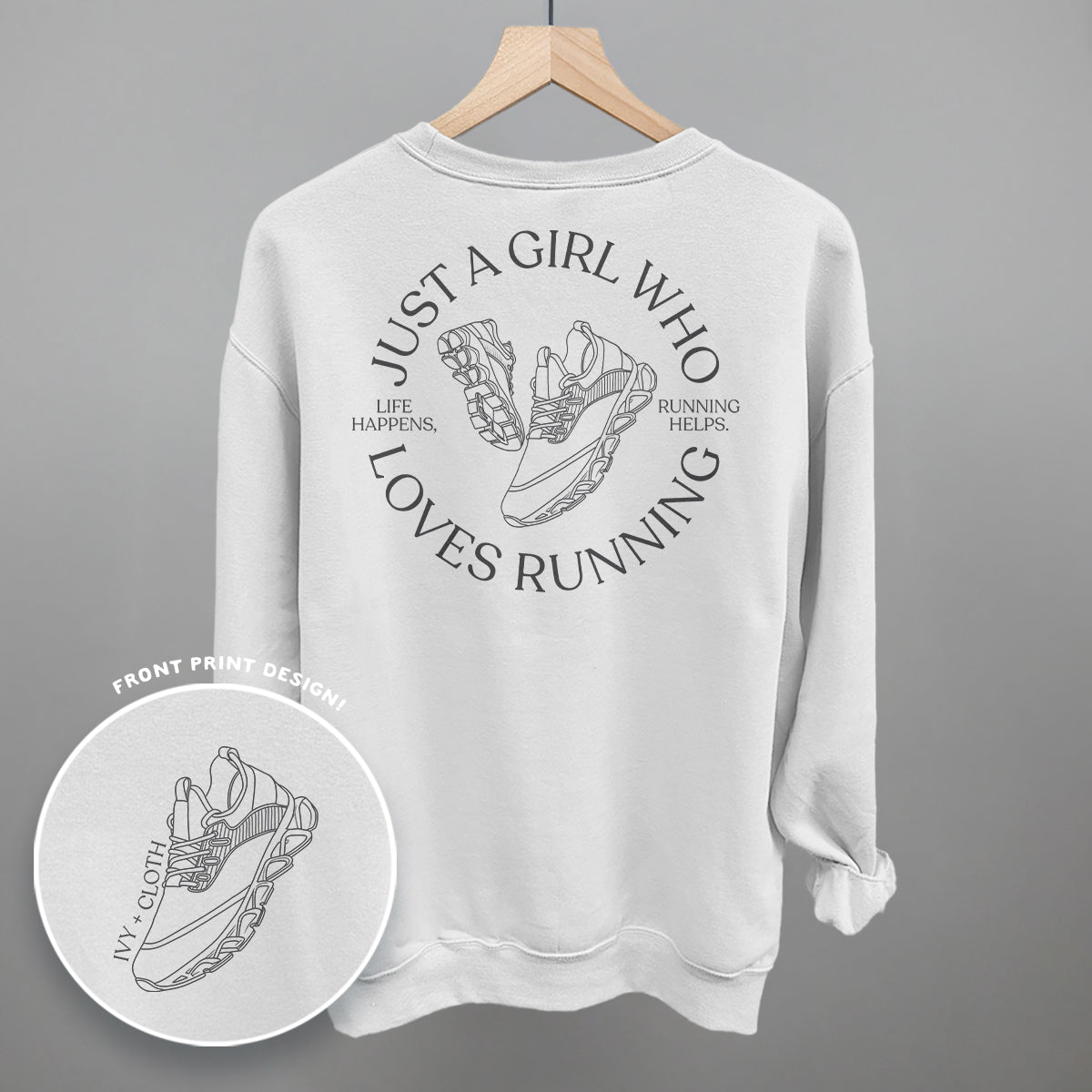 Just A Girl Who Loves Running (Back Print)