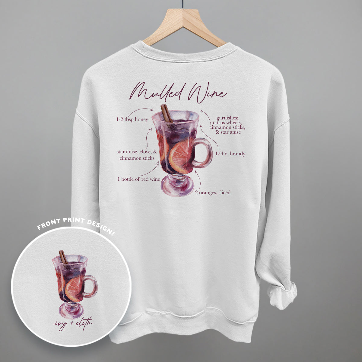 Mulled Wine Recipe (Back Print)