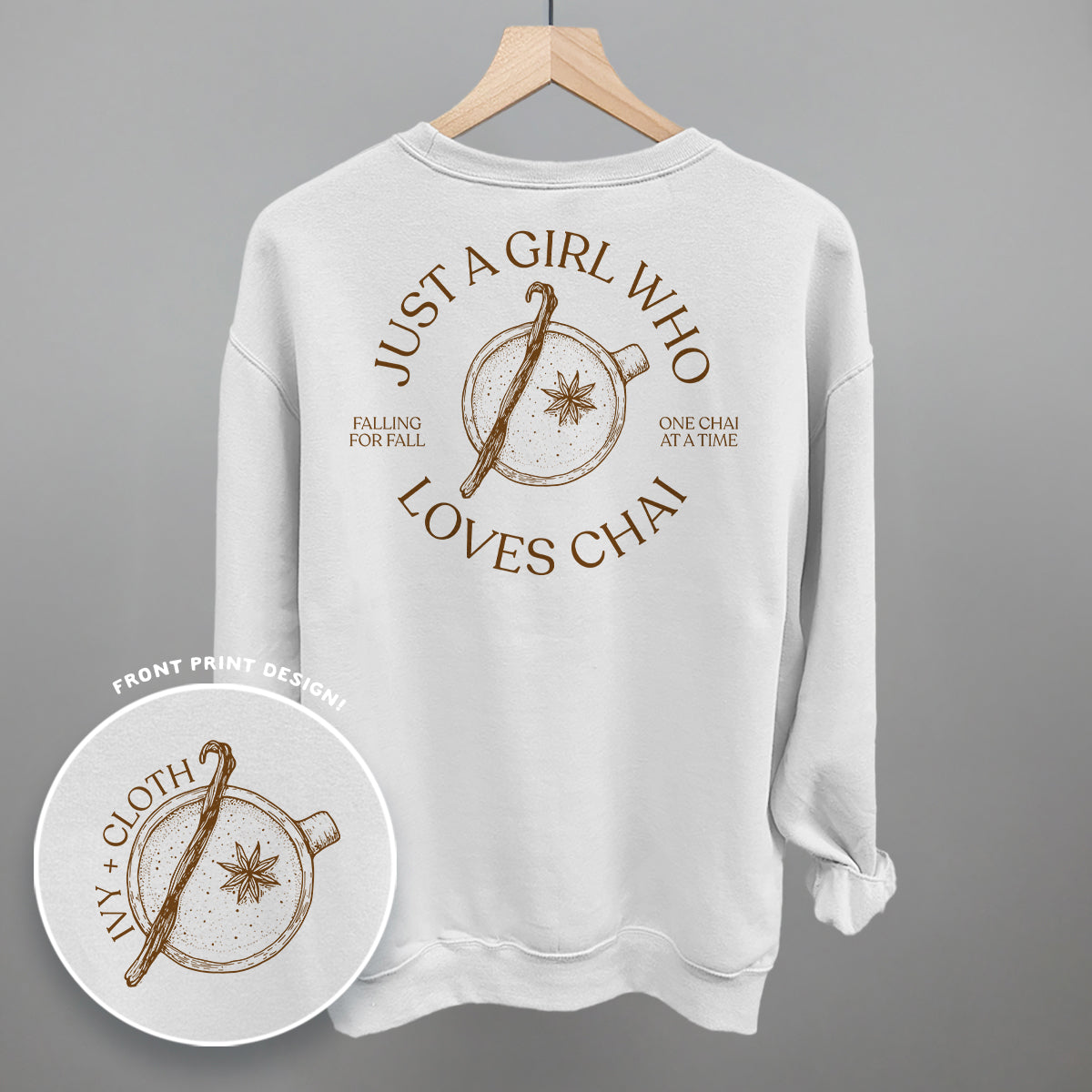 Just A Girl Who Loves Chai (Back Print)