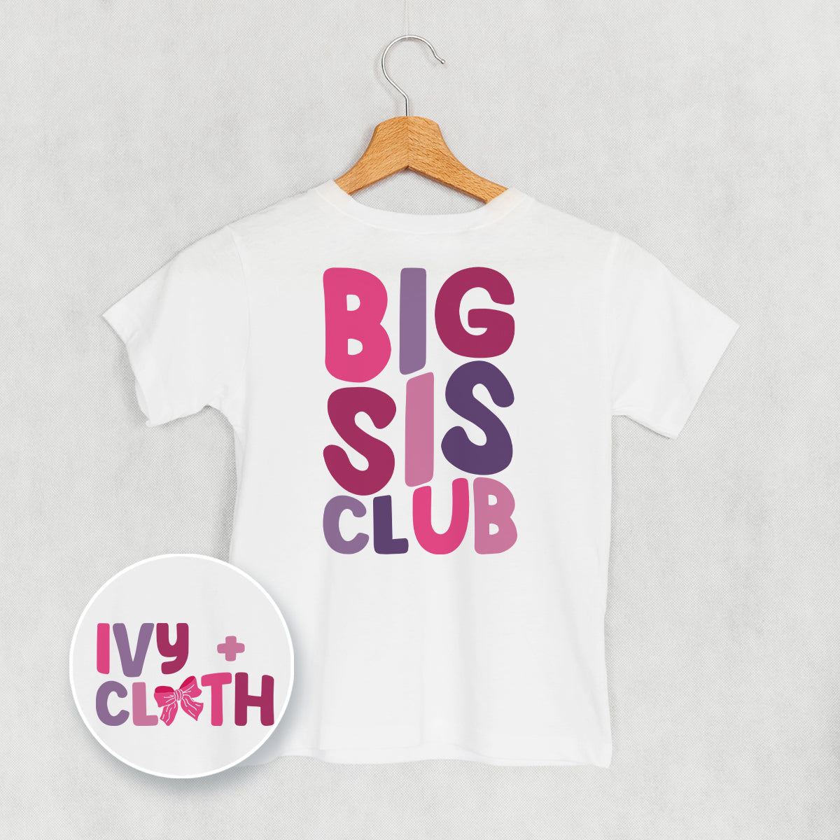 Big Sis Club (Kids Back Print)