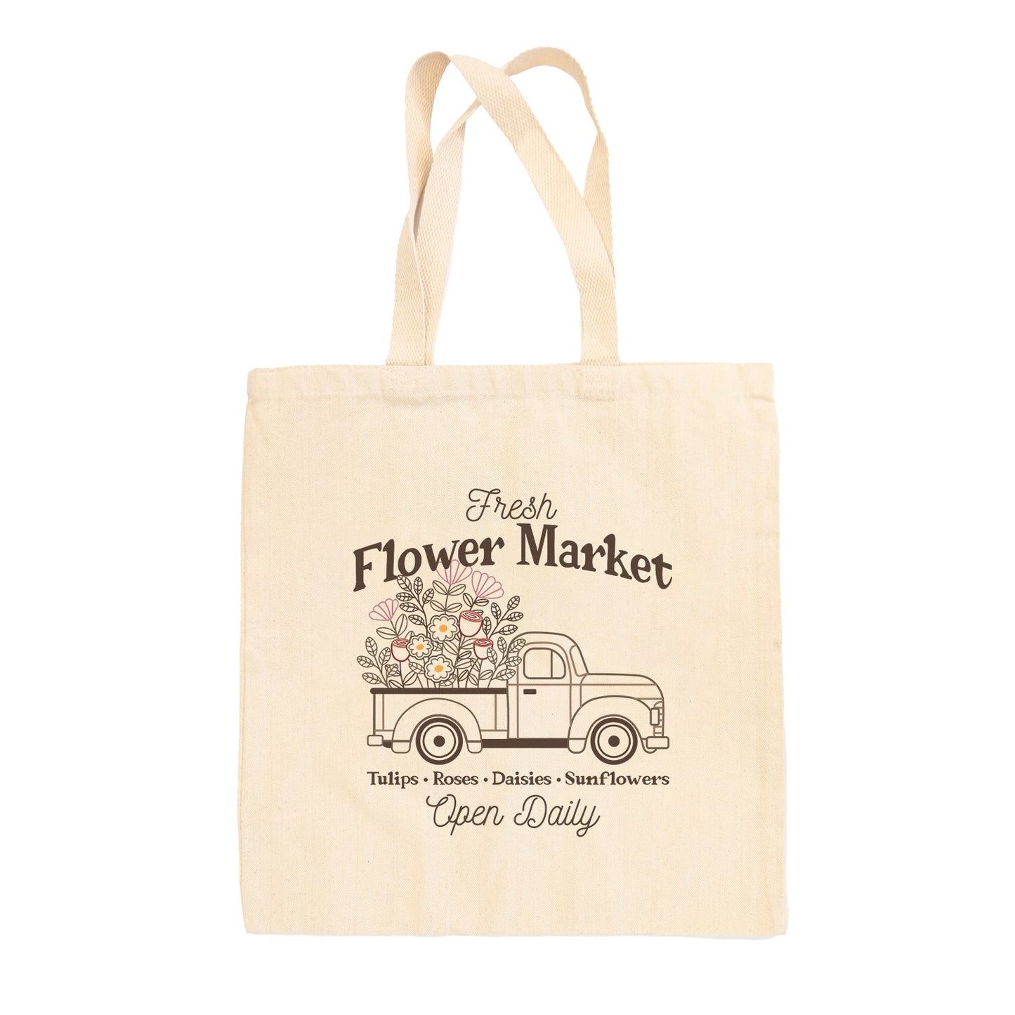 Fresh Flower Market Tote Bag