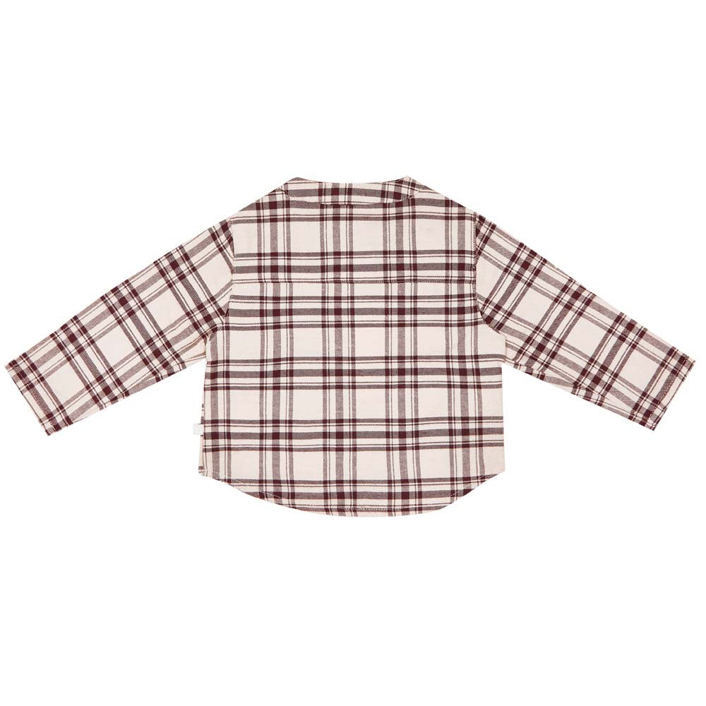 Alex Baby Shirt - Red Check