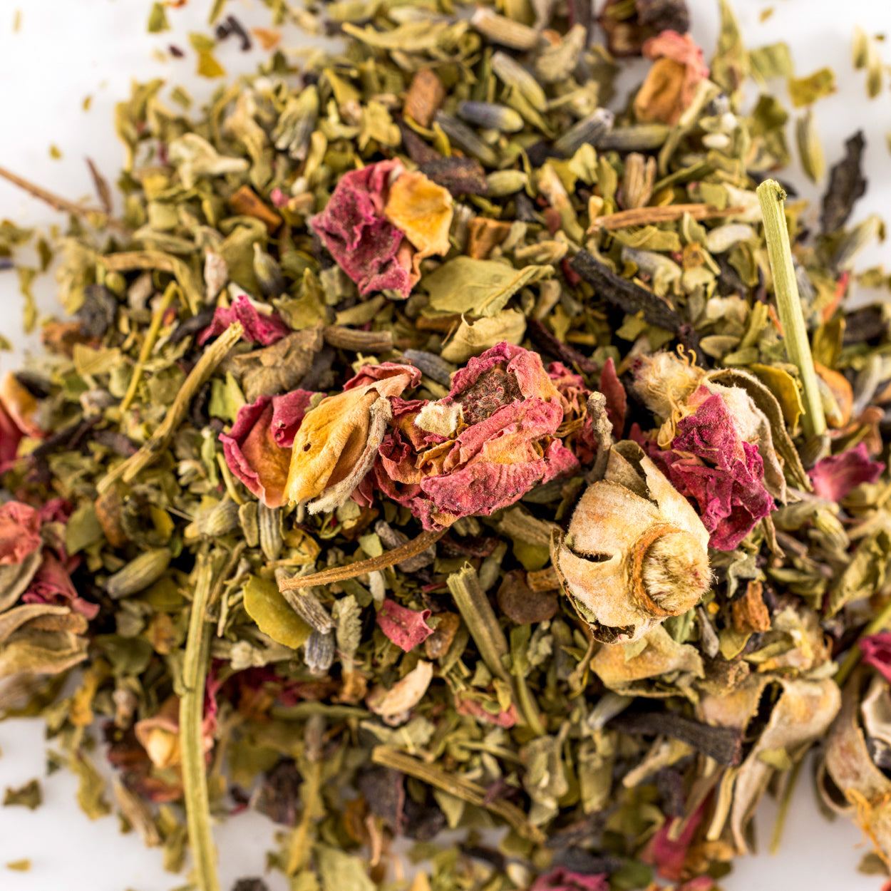 Lovers' Passion Herbal Tea, Blended with Organic Rose Petals, To Support Healthy Sensuality, A Lovers Gift 3 oz.