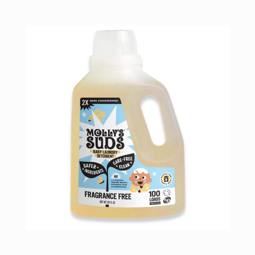 Molly's Suds Baby Liquid Laundry Detergent - Fragrance Free