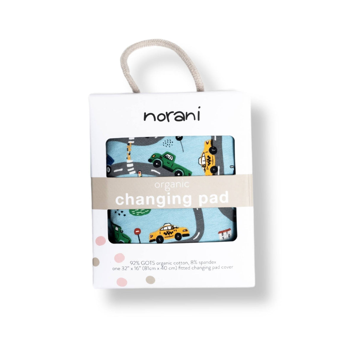 Organic Changing Pad Cover - Cars