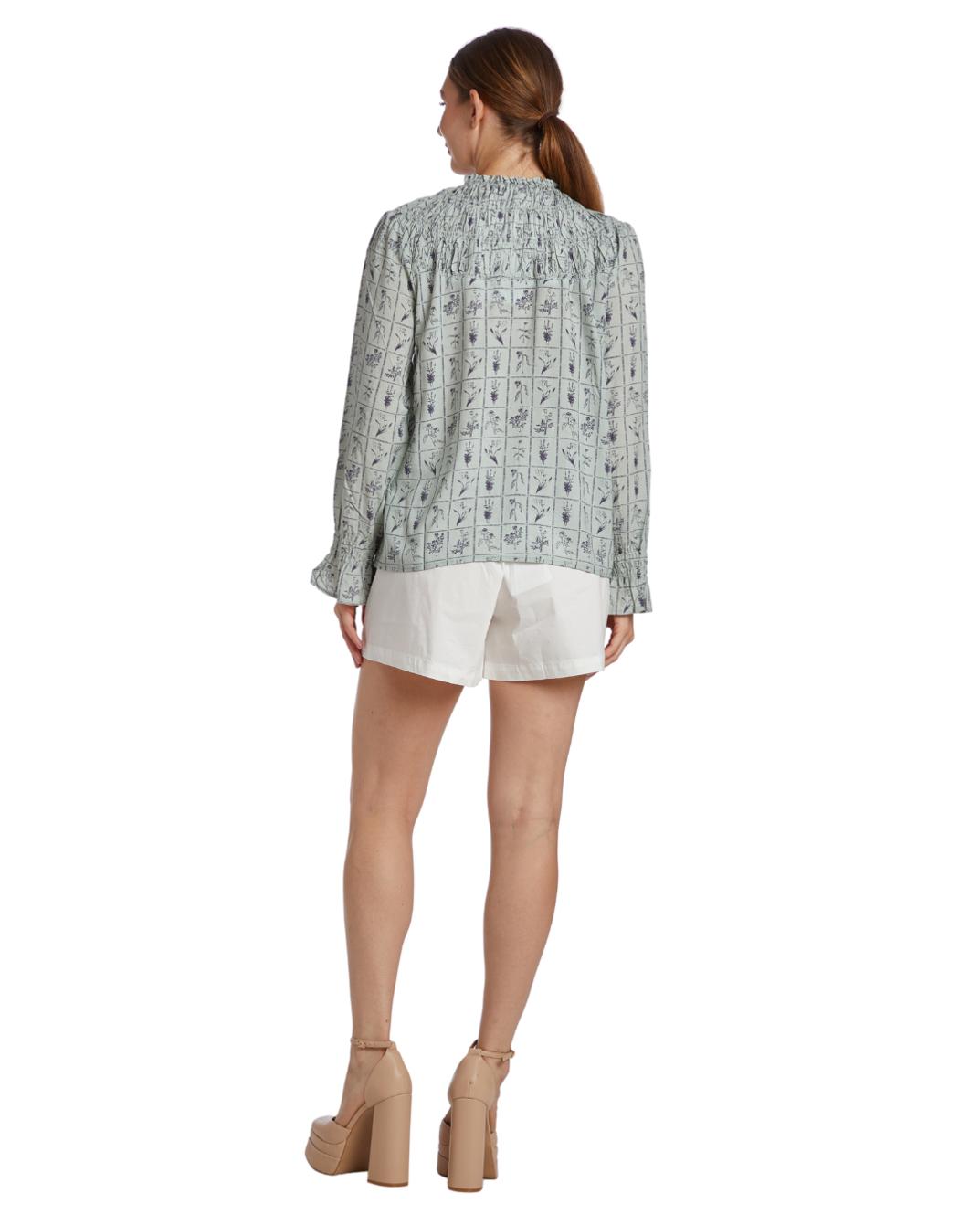 Jane Top - Sage Stamp