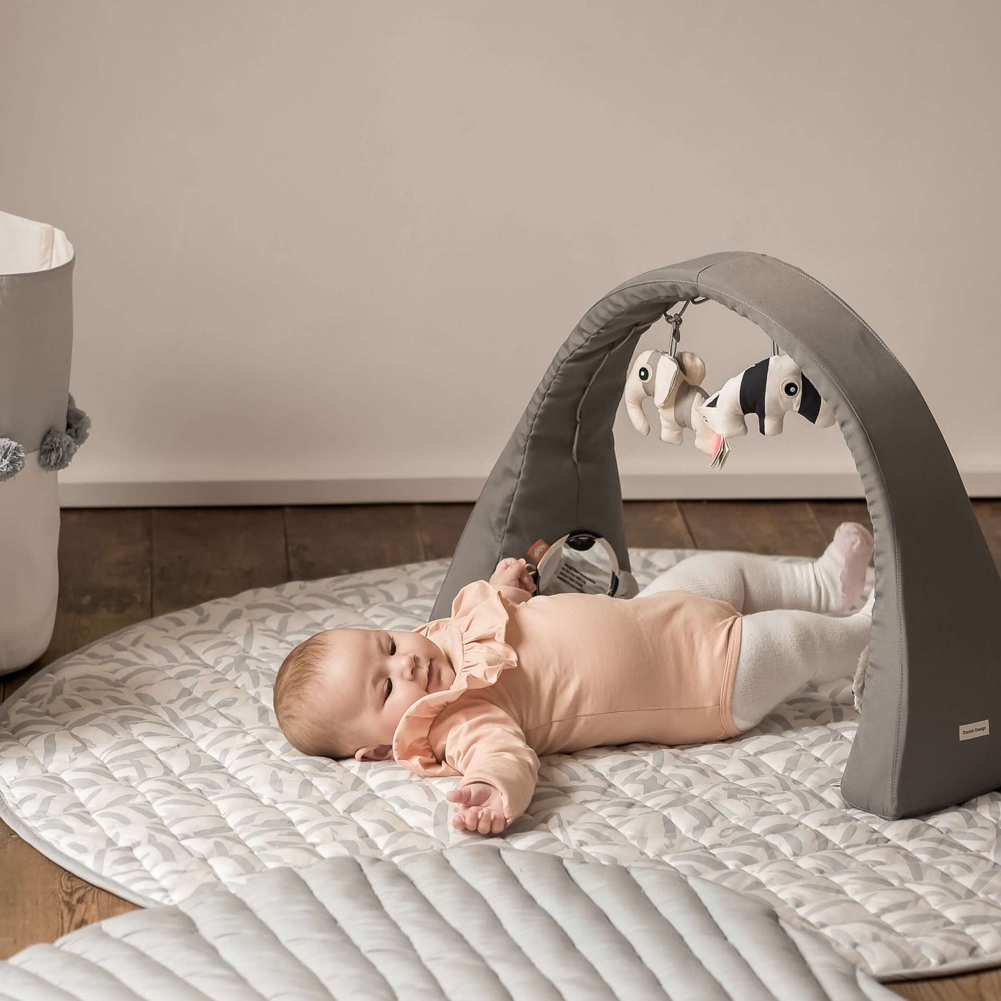 Snuggle Mat | Leaves - Stone