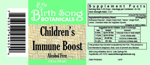 Children's Immune Boost Tincture for Active Immune System Defense* with Organic Echinacea 1 oz.