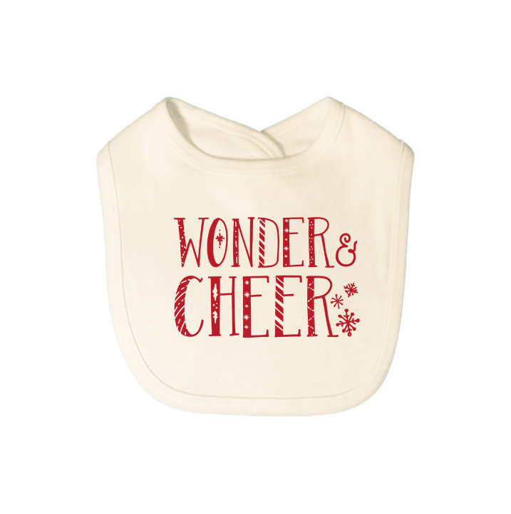graphic bib | wonder & cheer