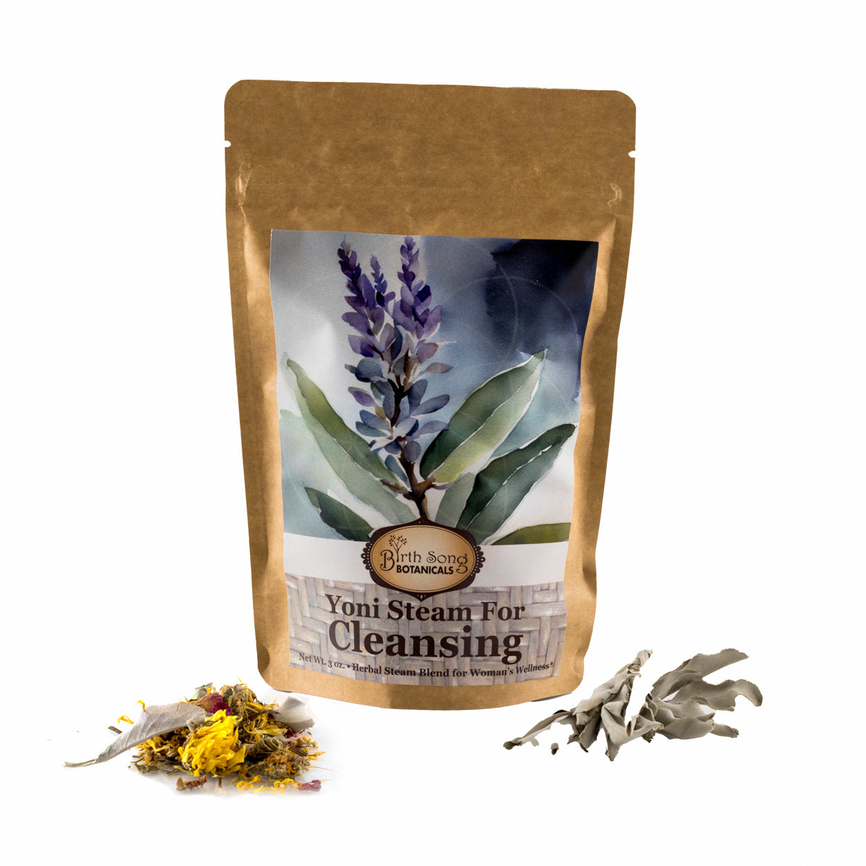 Yoni Steam for Cleansing- Vaginal Steaming Herbs, Womb Blessing and Purify Herbs for V Steaming, Organic Herbal Blend For Uterine Wellness* 3 oz.