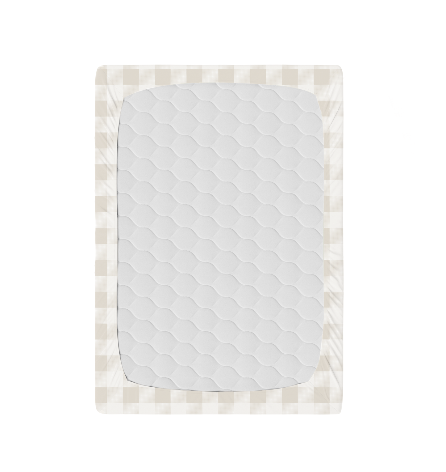 Organic Mini Crib Sheet - Blossom & Plaid