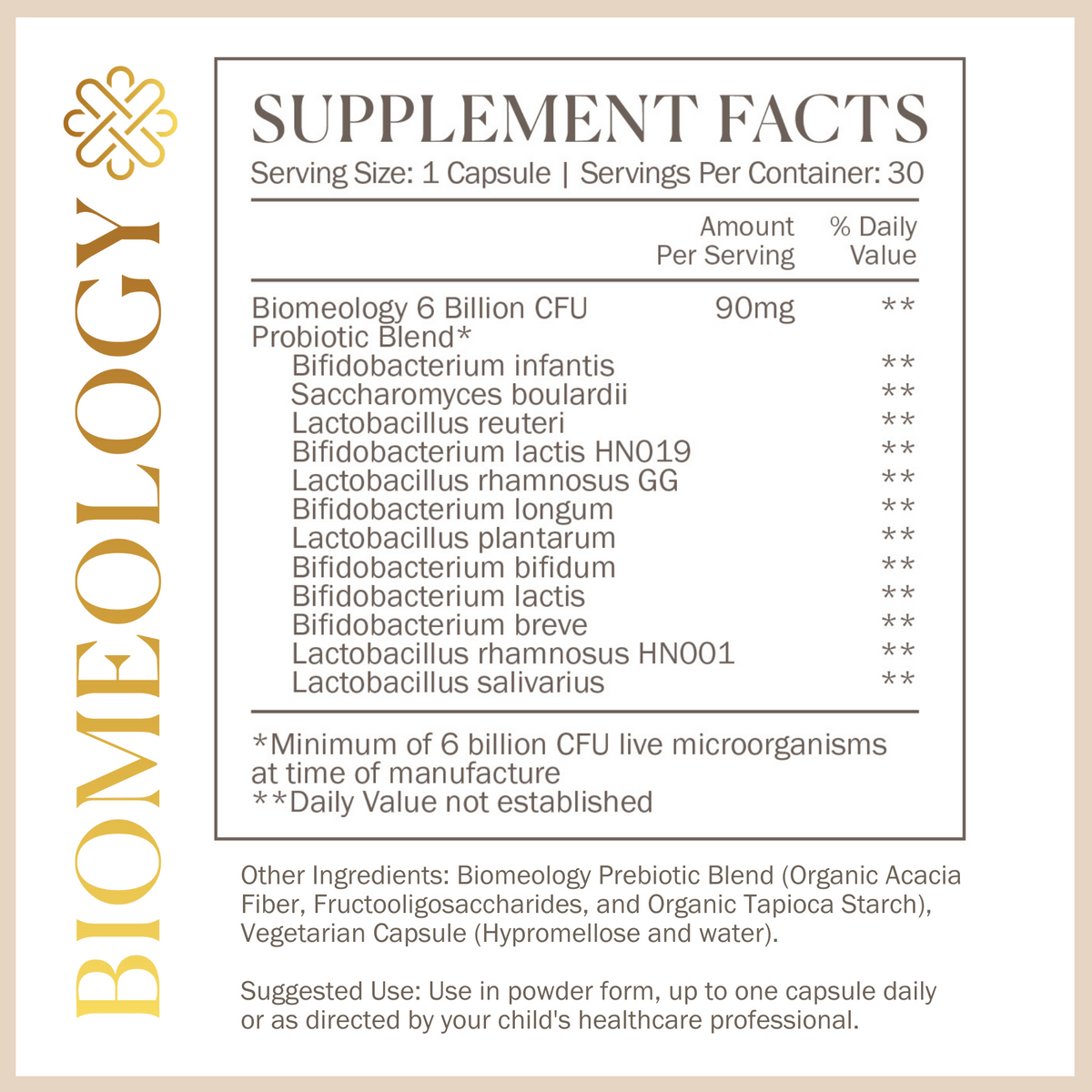 Infant and Toddler Probiotics