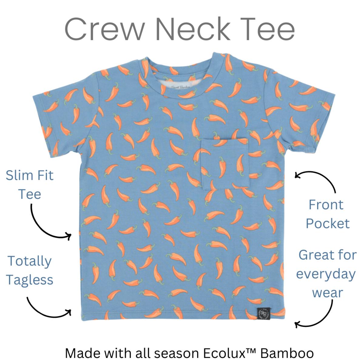 Crew Neck Tee - Honey Bee