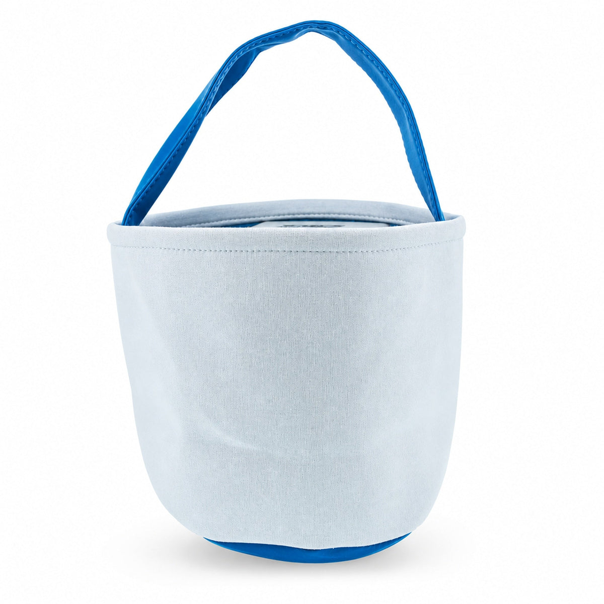 Set of 2 Easter Bunny Tote Bags – Soft Fabric Egg Hunt Baskets for Kids 9.5 Inches Tall