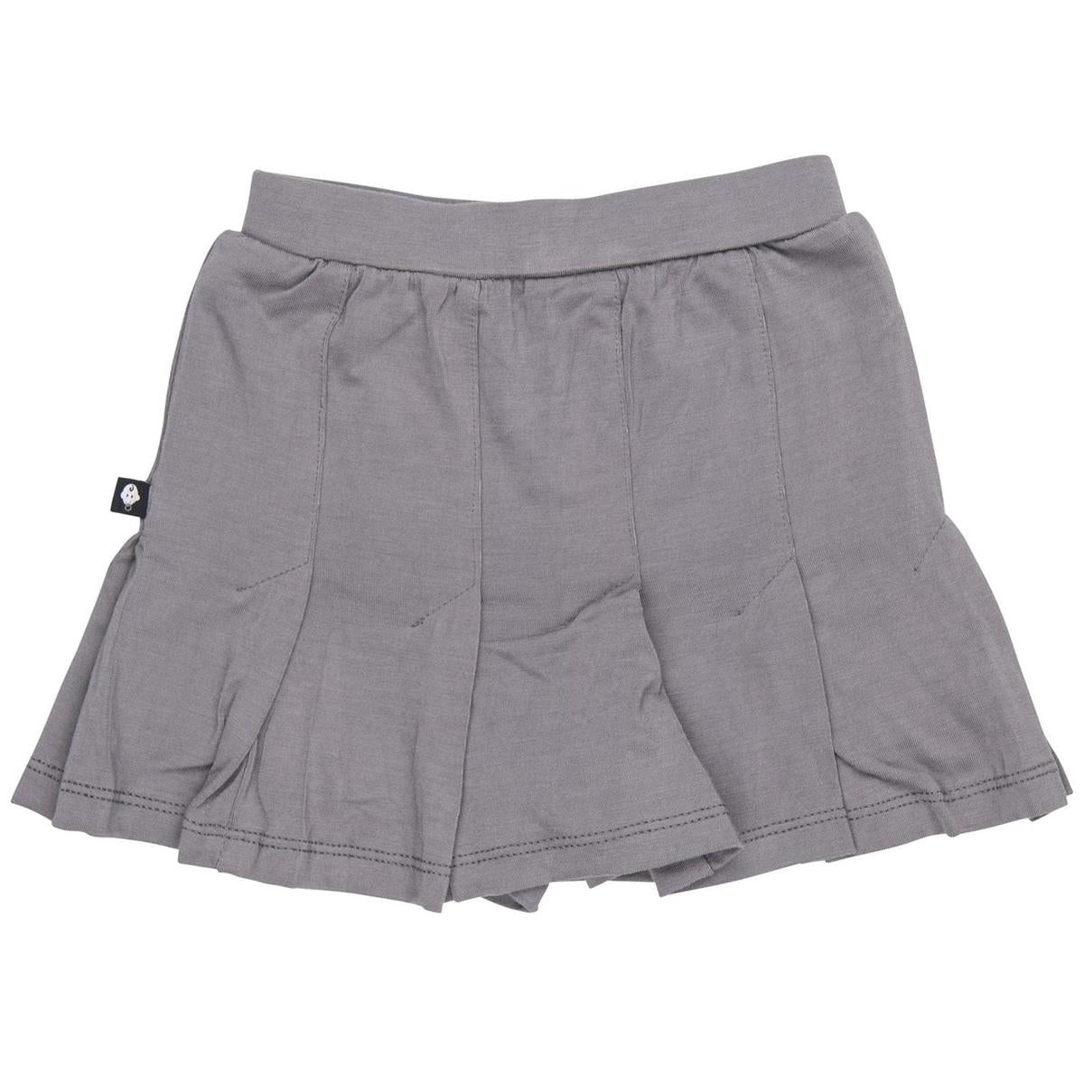 Pleated Skort - Charcoal Grey
