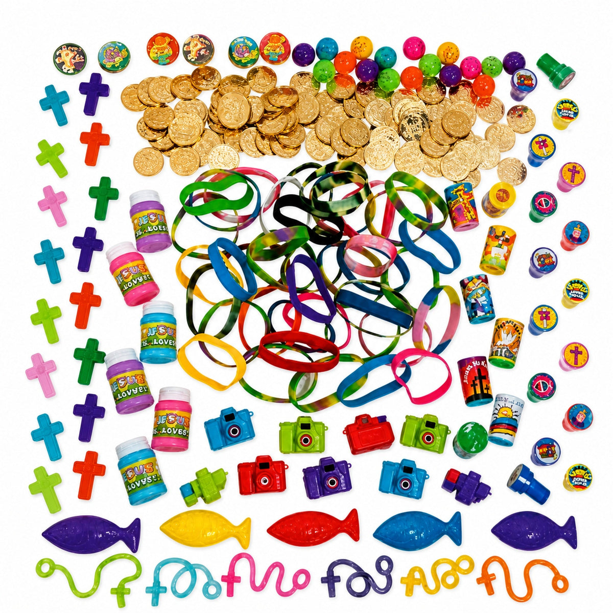 230 Pieces Religious Easter Toys in Assortment