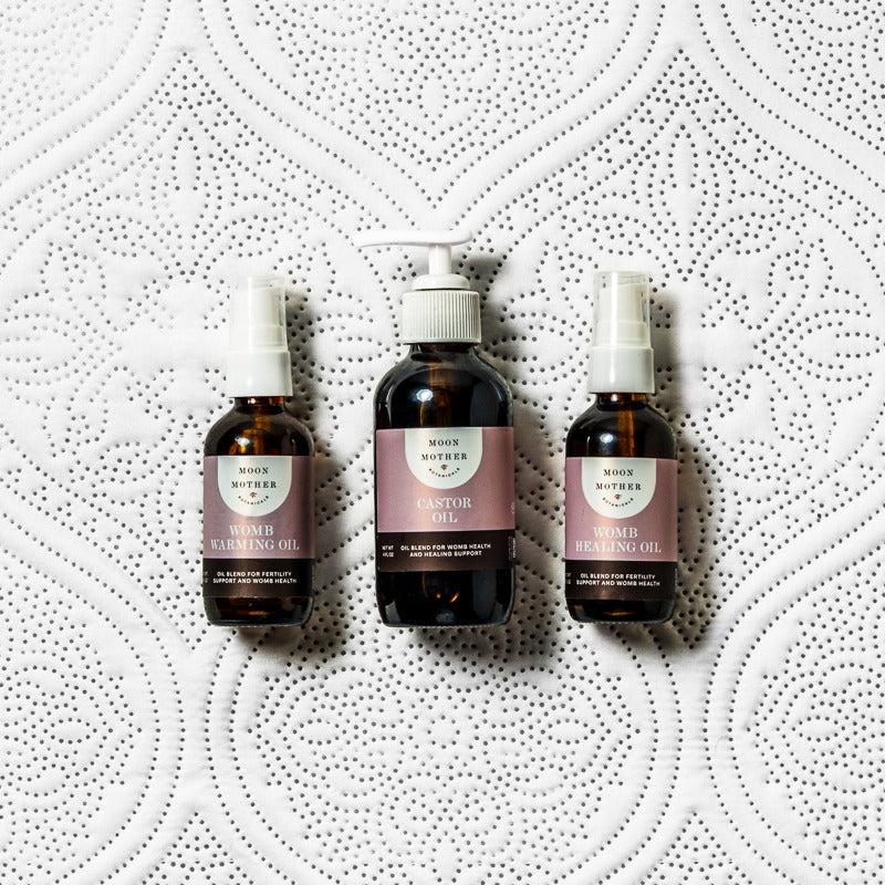 Fertility Womb Massage Oil Blends Bundle