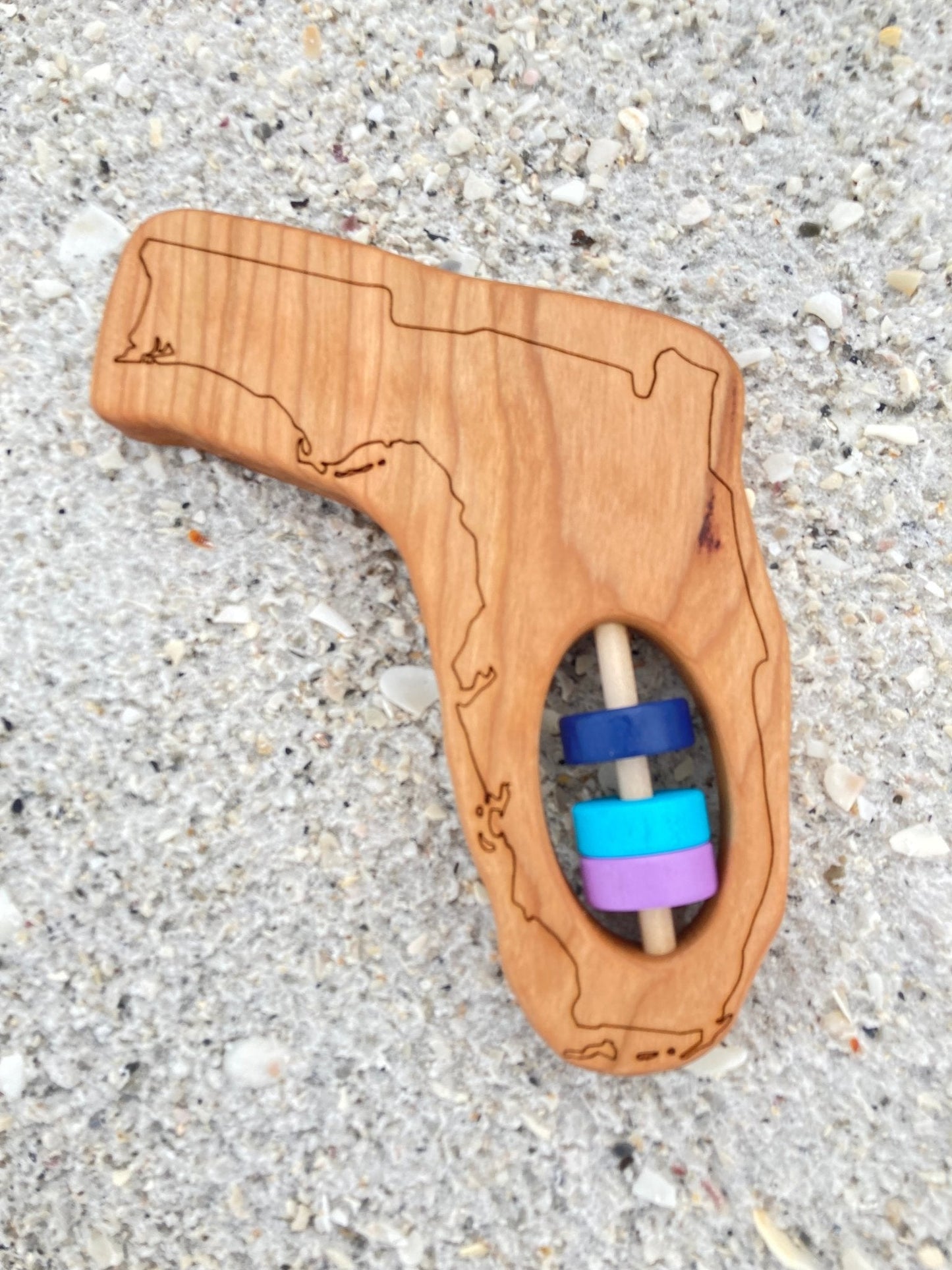Florida State Wooden Baby Rattle™
