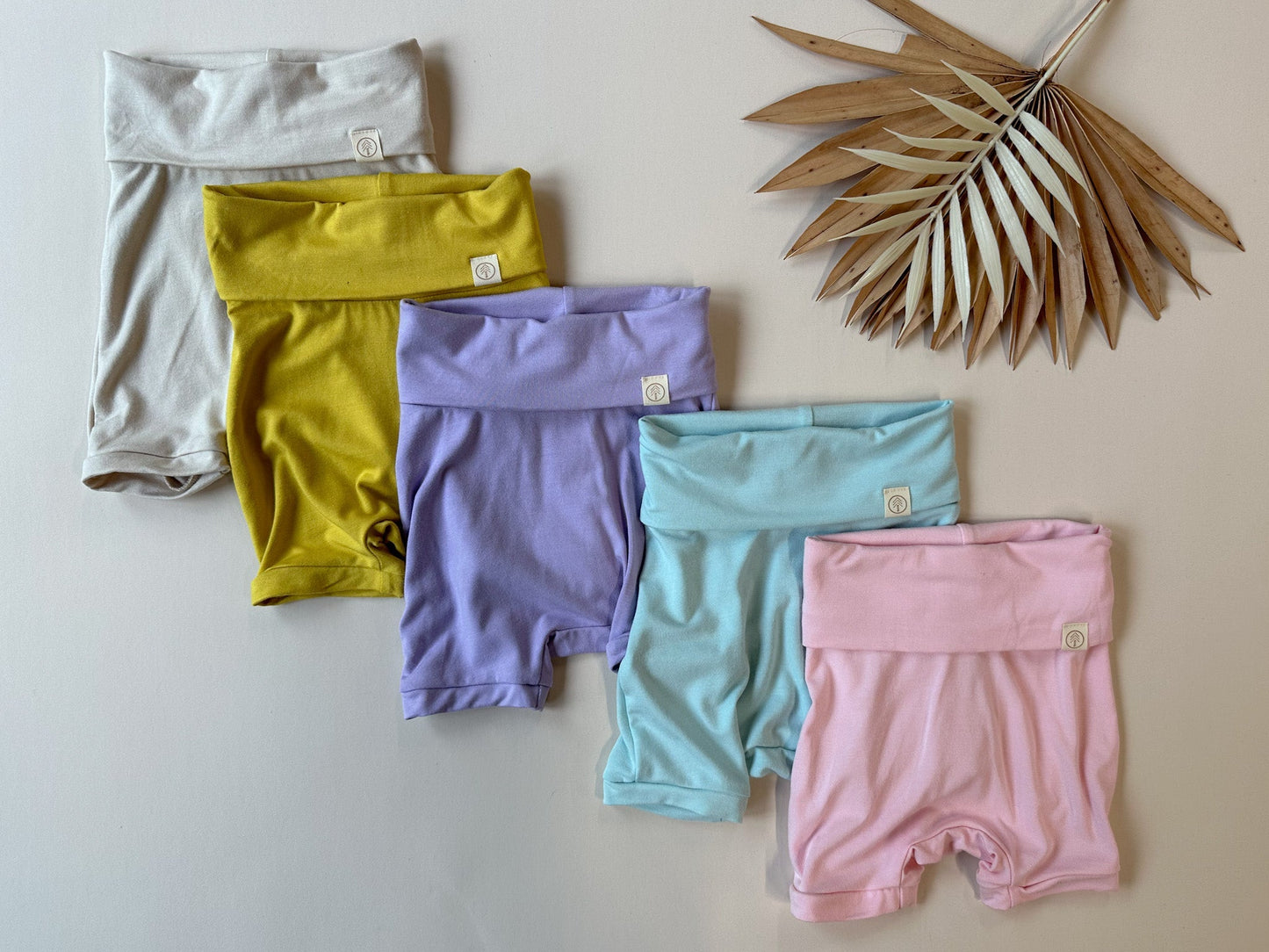 0/3M Fold-Over Shorties | Baby & Toddler | Luxury Bamboo | Rose Pink