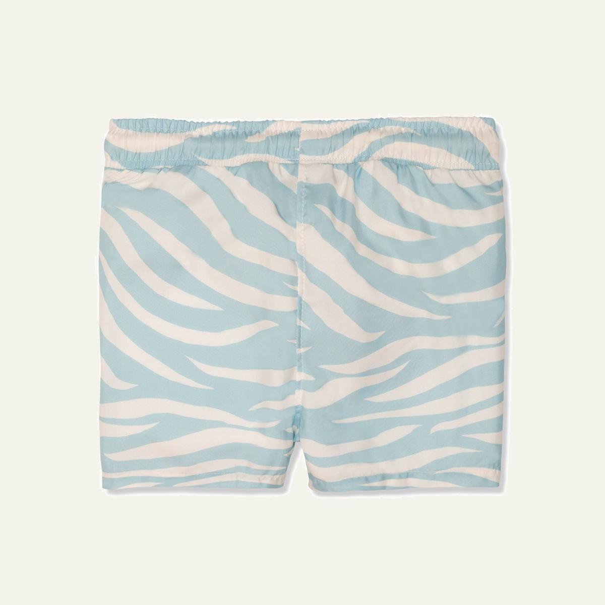 Seaqual Recycled Polyester Zebra Baby Swim Trunks - Natural/sterling Blue