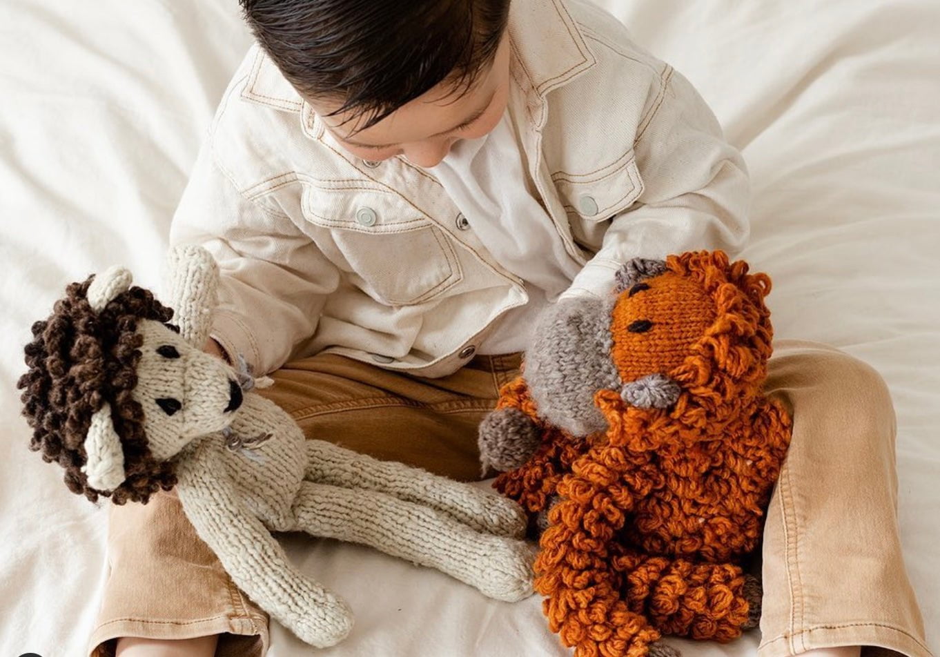 Wool Knit Buddy | Opal the Orangutan