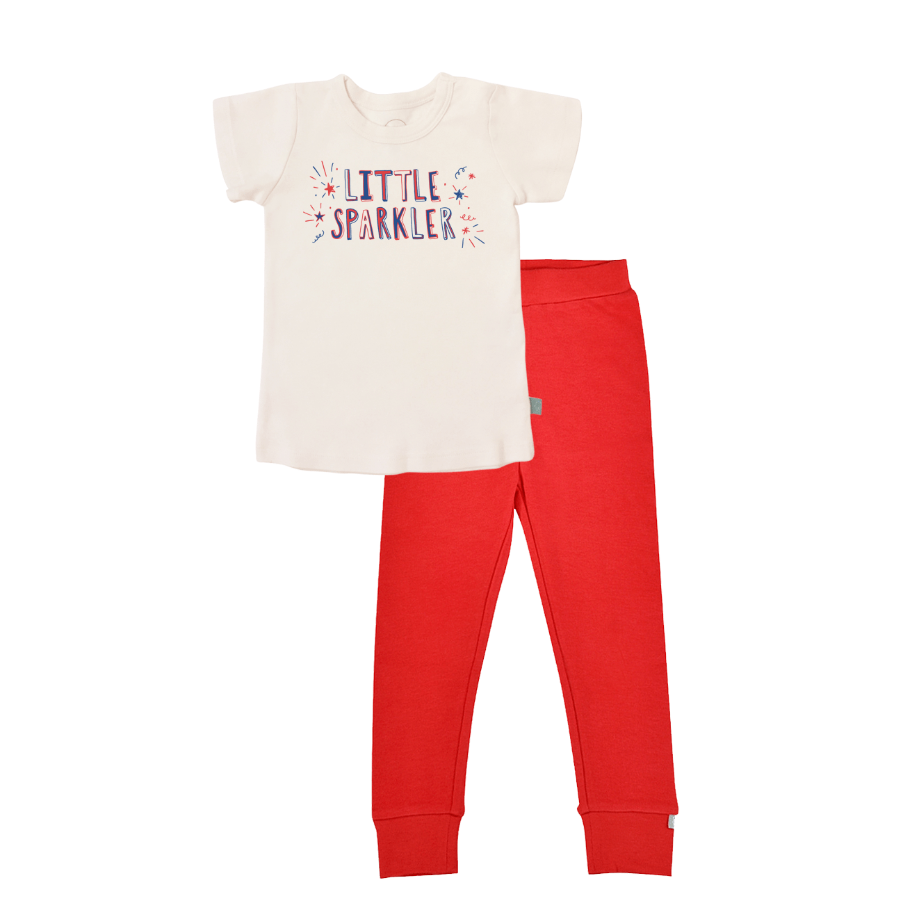 short sleeve pajama set | little sparkler