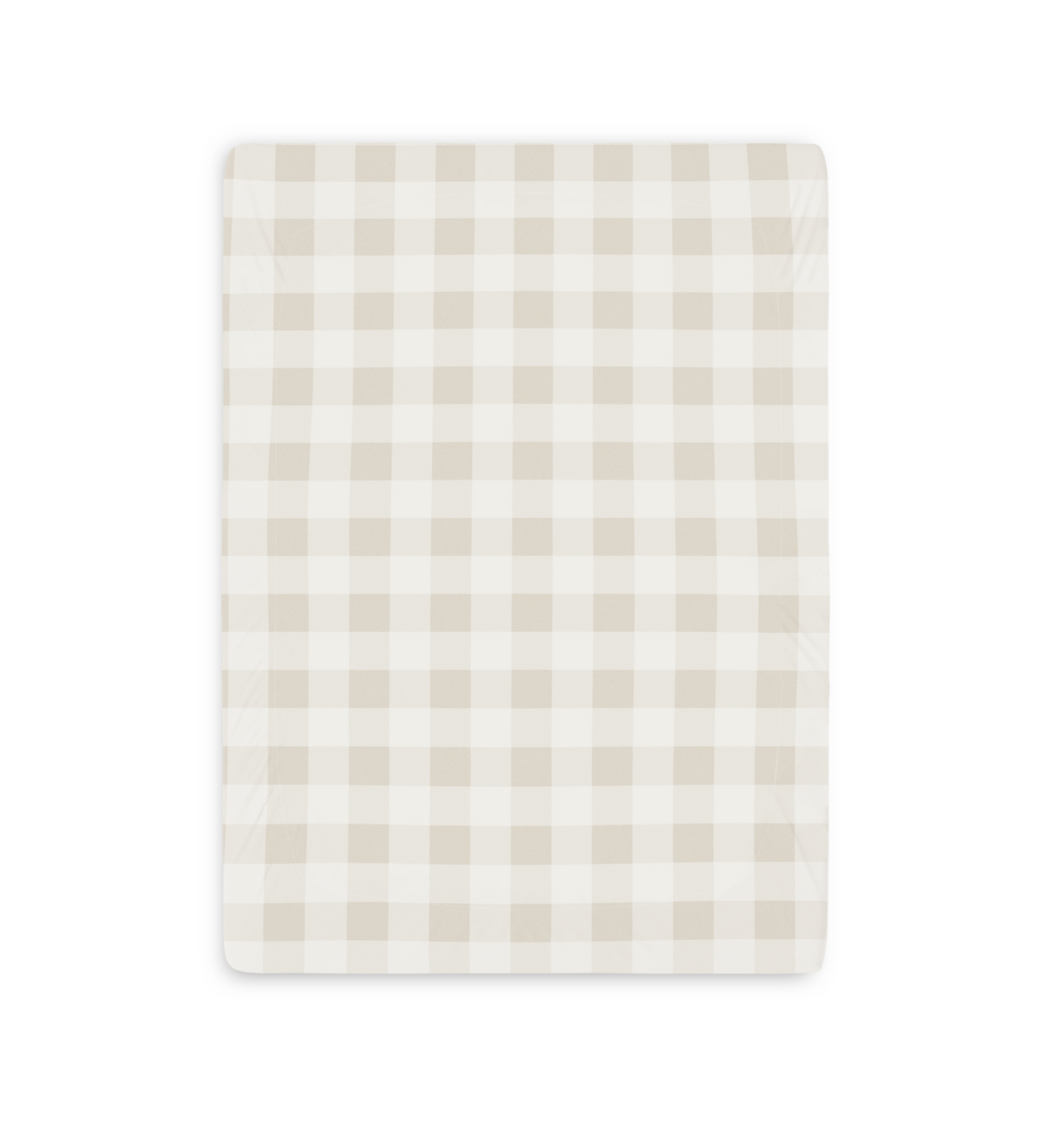 Organic Mini Crib Sheet - Blossom & Plaid