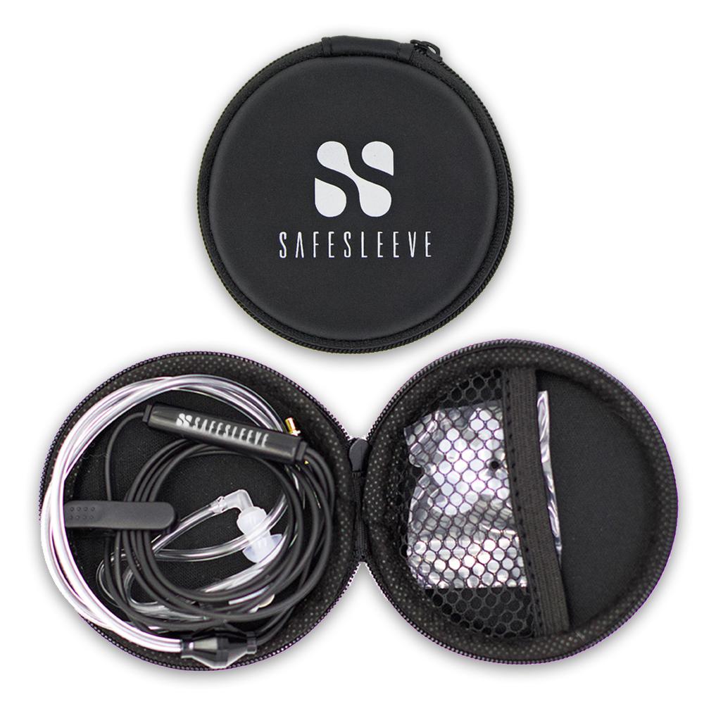 Anti-Radiation Air-Tube Headphones with Microphone