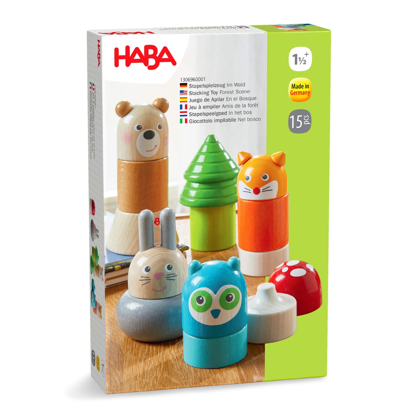 Forest Animals Wooden Stacking Toy