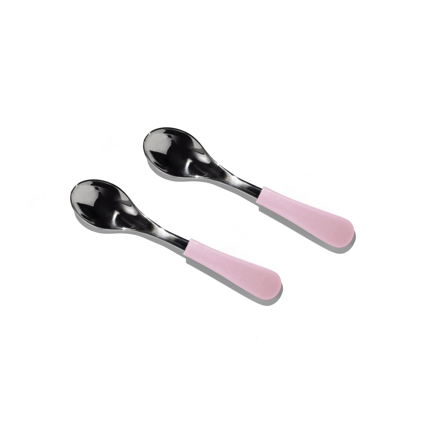 Stainless Steel Baby Spoons - BLW Infant Self Feeding Spoon | Wide - Short