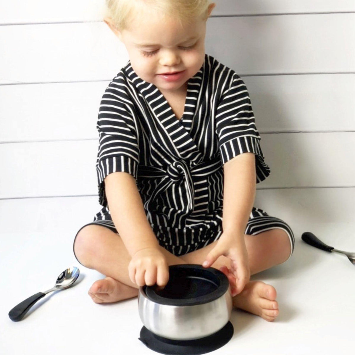 Baby Spoons Regular Scoop | Stainless Steel & Silicone
