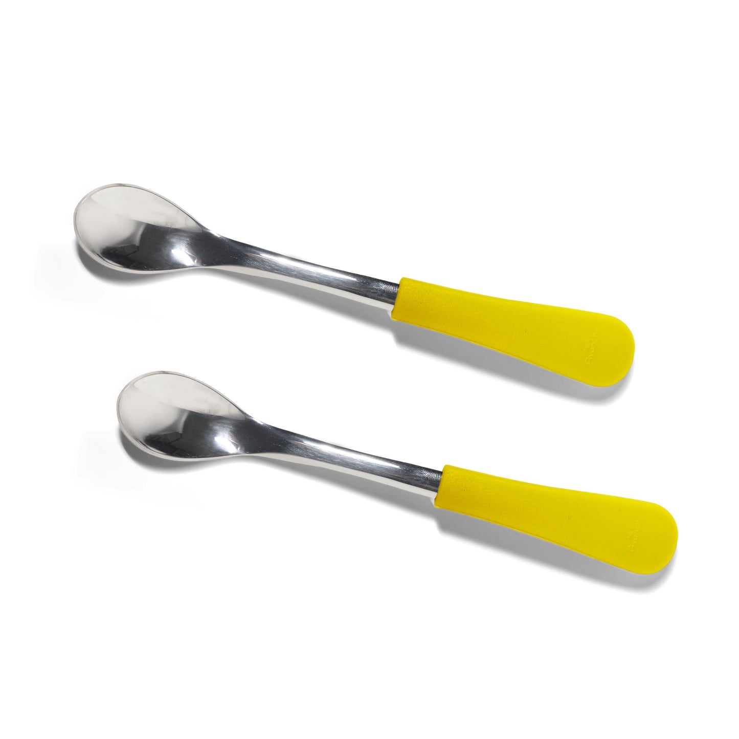 Infant Spoons Small Scoop | Stainless Steel & Silicone