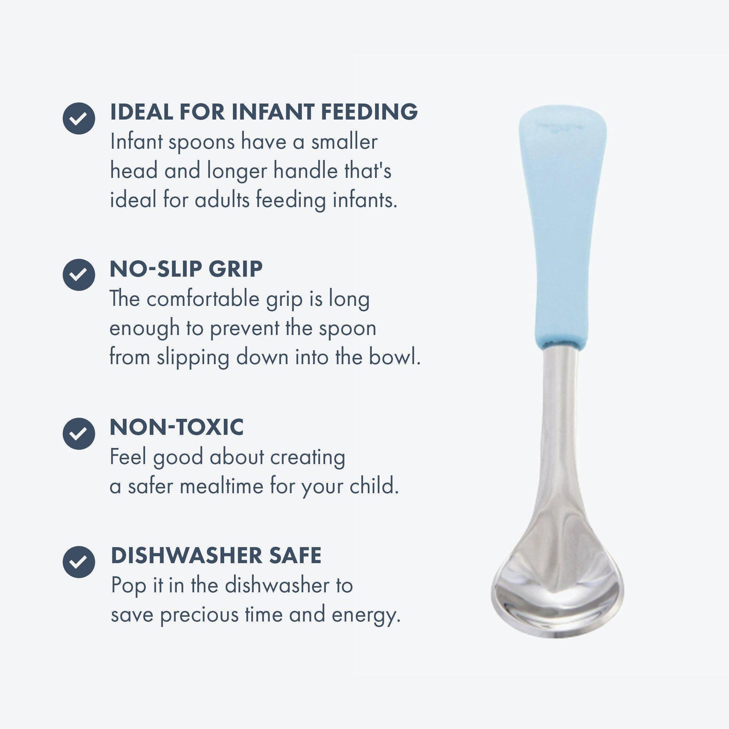 Stainless Steel Baby Bowl Bundle - BLW Removeable Suction Infant Feeding Bowl + Lid + 2 Spoons Set