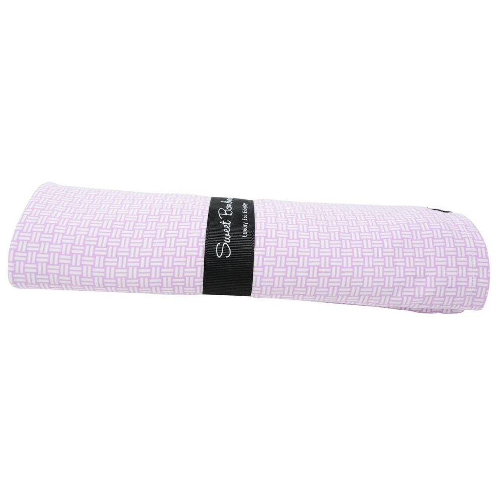Swaddle - Purple Basketweave