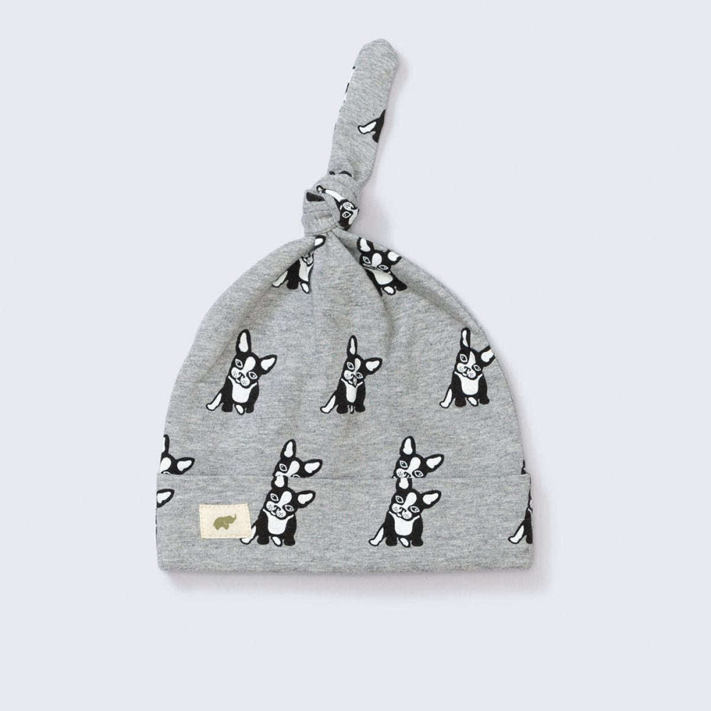 Top Knot Cap - Top Dog On Grey
