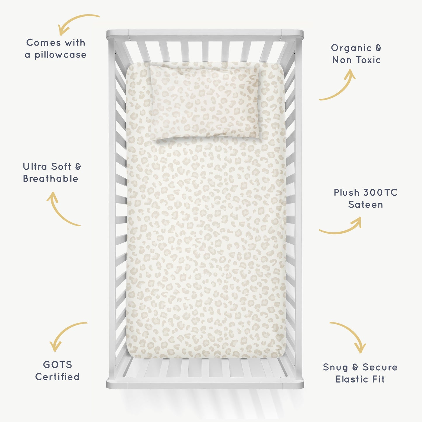 Organic Crib Sheet - Wild