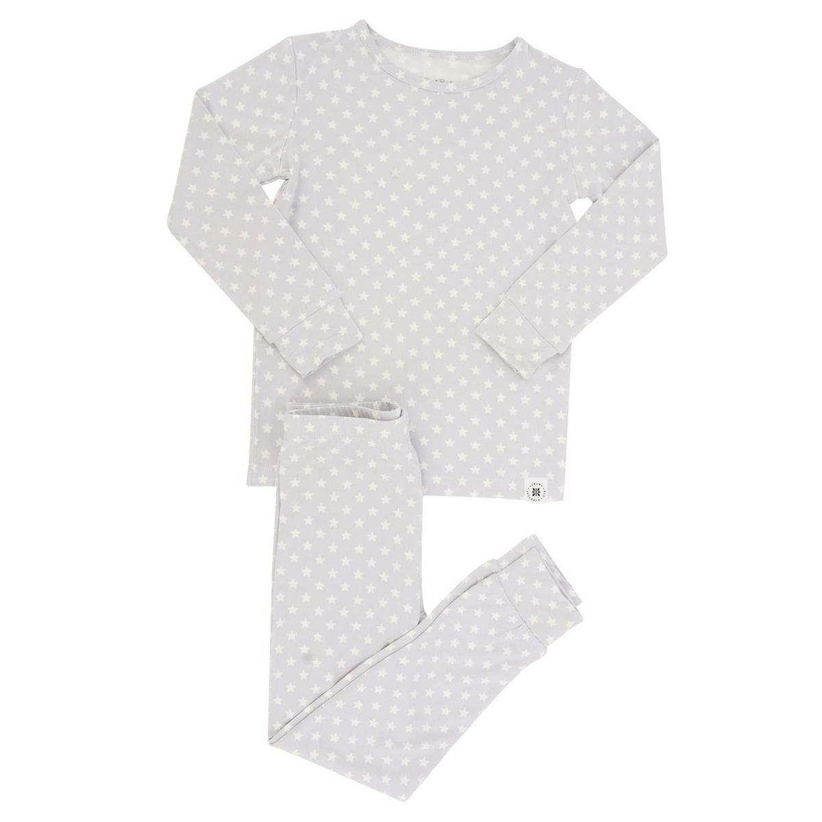 Big Kid Pajama - Stars Grey